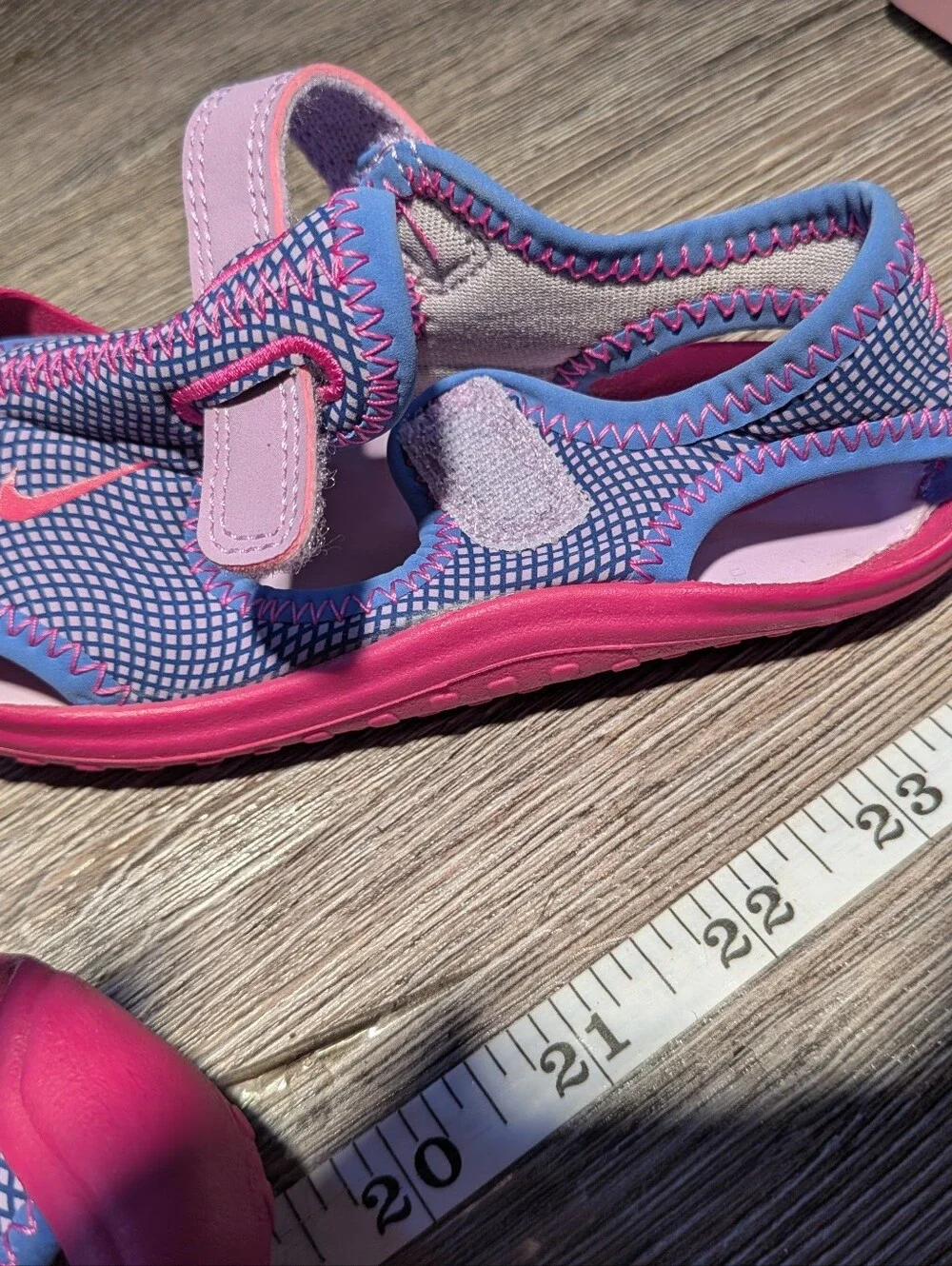 Nike Toddler Sandals Pink And Purple Size 9C